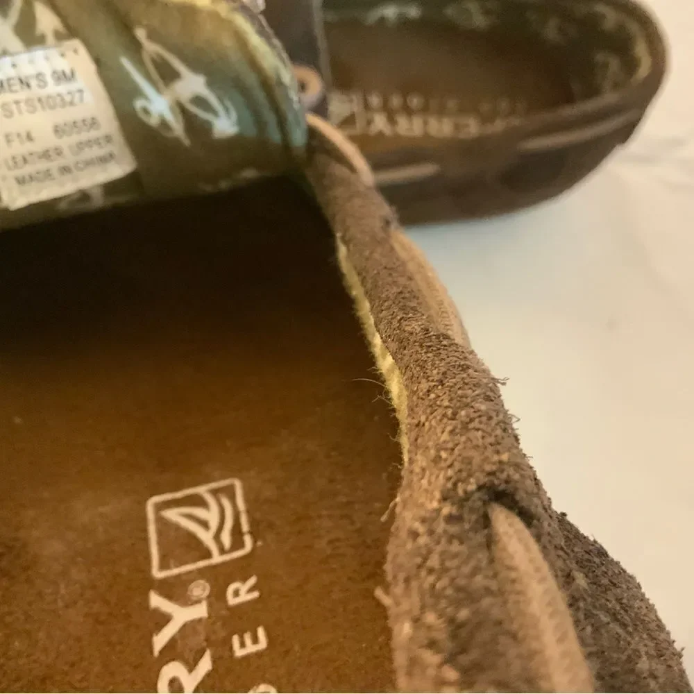 Sperry Top-Sider STS 10327 Men's R and R Moc Suede Boat Shoe brown size 9